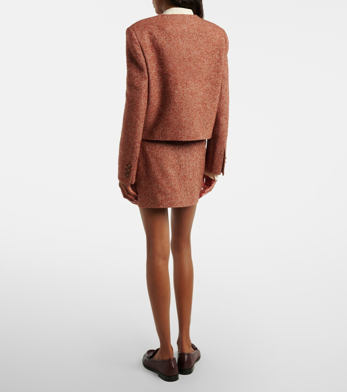 Blazé Milano Moody Coci herringbone miniskirt