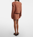 Blazé Milano Moody Coci herringbone miniskirt