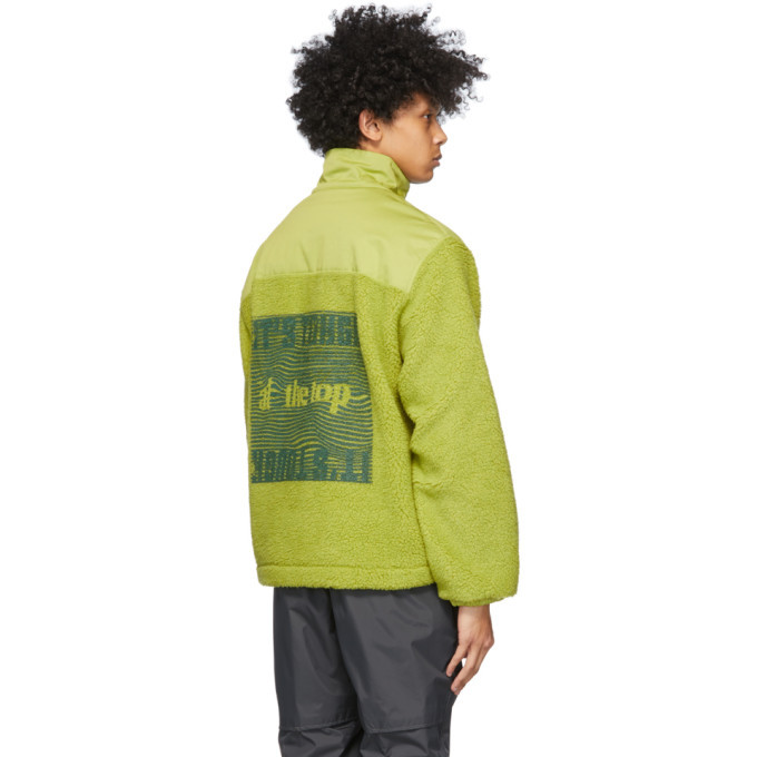 NAPA by Martine Rose Green T-Crantock Fleece Zip Pullover Napa x