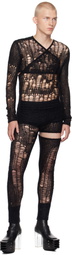 Rick Owens Black Spider Ziggy Jumpsuit