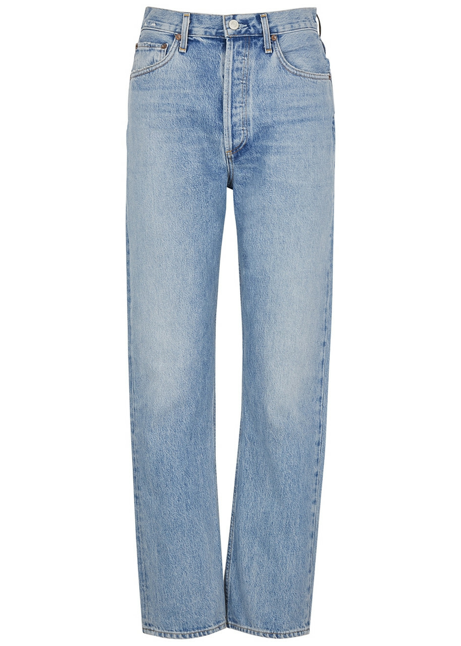 ブランド一覧 | ワールド オンラインストア Waist Pinch 90's Agolde Straight-leg AGOLDE Blue Light Jeans パンツ