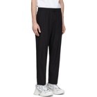 Kenzo Black Cropped Tapered Lounge Pants
