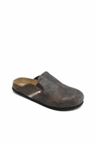 Diesel D-Woodstock-Clogs in crackle-effect suede - Slides Mens in Brown