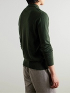 Kingsman - Wade Merino Wool and Cashmere-Blend Polo Shirt - Green