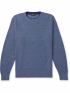 Loro Piana - City Birdseye Baby Cashmere Sweater - Blue