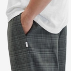 WTAPS Men's 05 Checked Easy Trouser in Grey