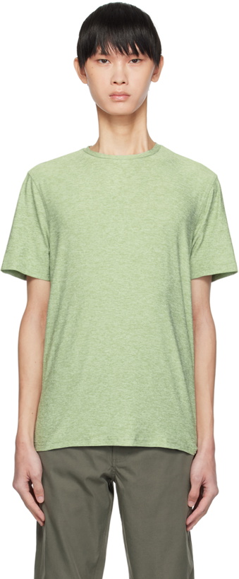 Photo: Outdoor Voices Green CloudKnit T-Shirt
