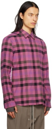 Rick Owens Pink Fogpocket Shirt