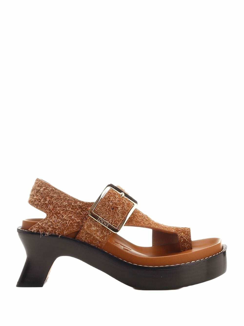 Loewe Campo leather wedge sandals Loewe Loewe Campo leather wedge sandals Loewe