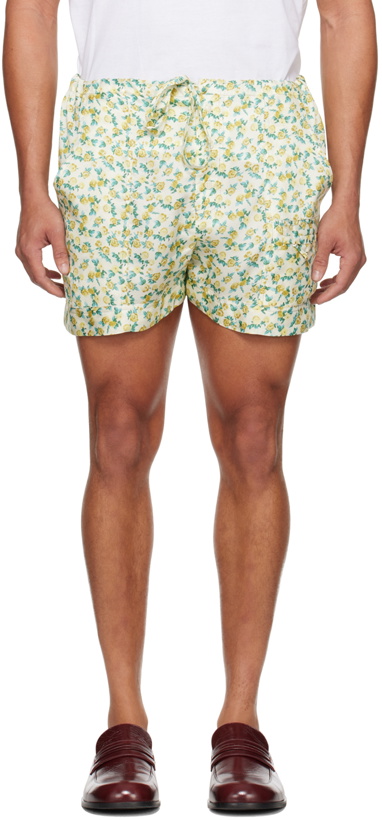 Photo: Cormio Yellow Floral Shorts