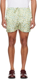 Cormio Yellow Floral Shorts
