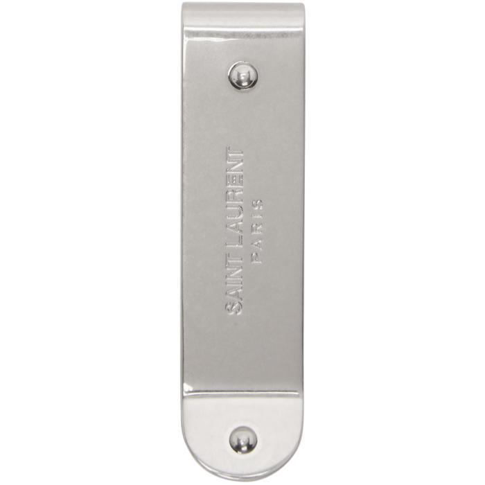 Photo: Saint Laurent Silver ID Bill Money Clip