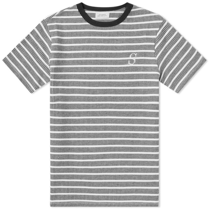 Photo: Saturdays NYC Brandon Dash Stripe Tee