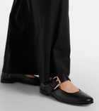 Bottega Veneta Astaire leather Mary Jane flats