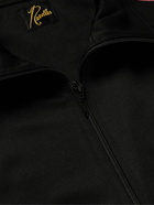 Needles - Logo-Embroidered Tech-Jersey Track Jacket - Black