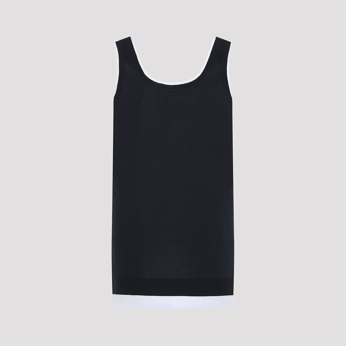 ワンピース Miu Miu Dark Blue Stretch Silk Blend Dress Miu Miu Dark Blue Stretch Silk Blend Dress Miu Miu