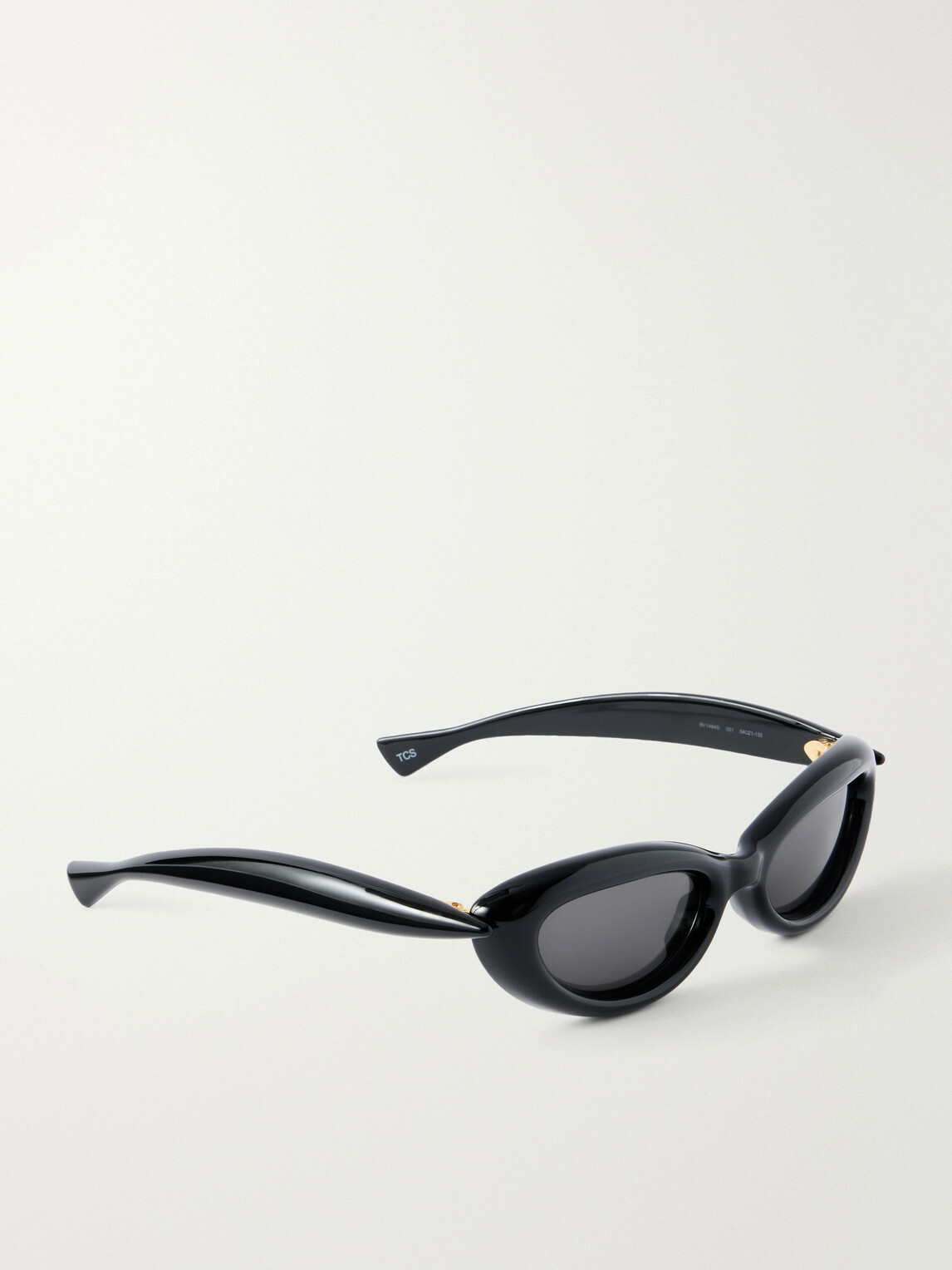 Bottega Veneta - Sardine Round-Frame Injected Sunglasses - Black