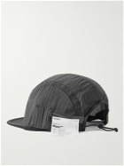 Satisfy - Logo-Appliquéd Panelled Rippy™ Ripstop and Peaceshell™ Cap - Black