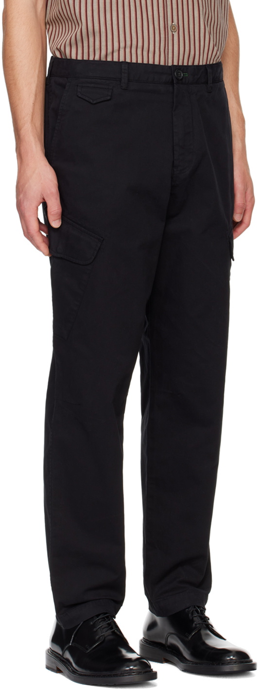PS by Paul Smith Black Zebra Cargo Pants