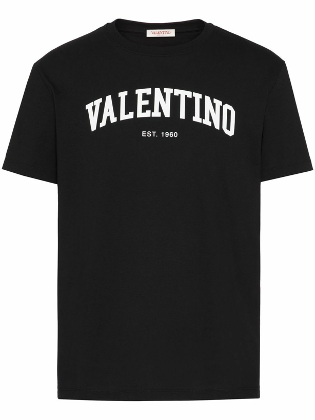 Photo: VALENTINO - Logo Cotton T-shirt