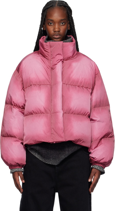 Photo: Acne Studios Pink Down Puffer Jacket