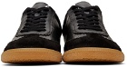 Isabel Marant Black Leather Bryce Low Sneakers