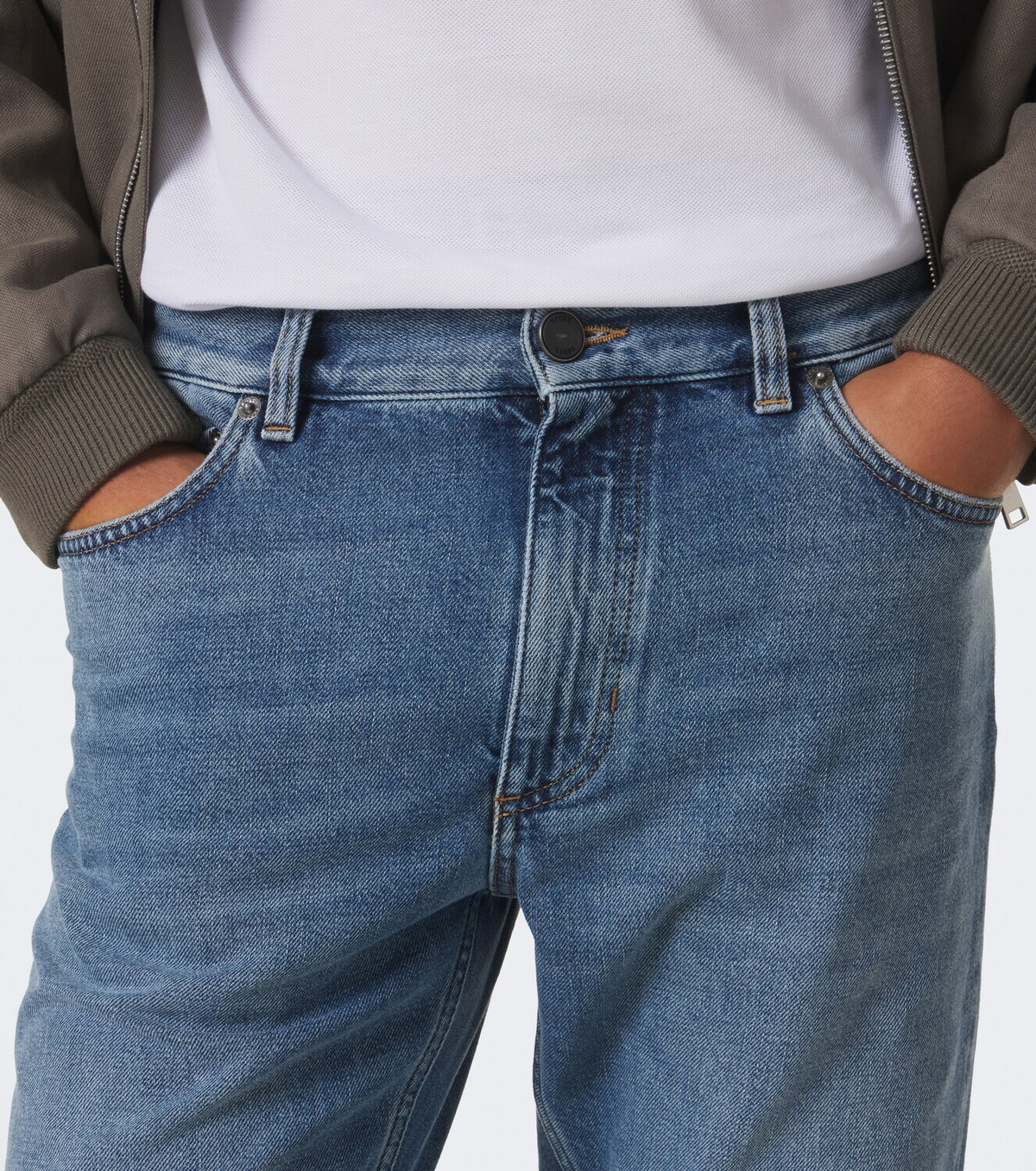 Zegna Mid-rise slim jeans