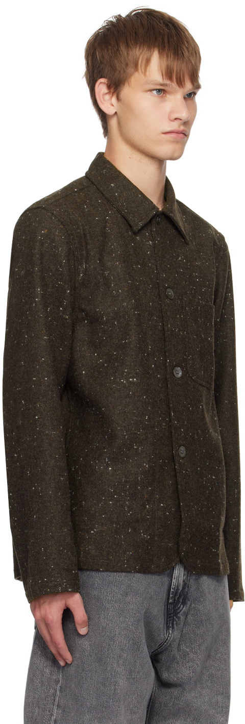 ANOTHER ASPECT Brown 'Another Shirt 7.0' Shirt