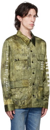 AMIRI Green Graphic Jacket