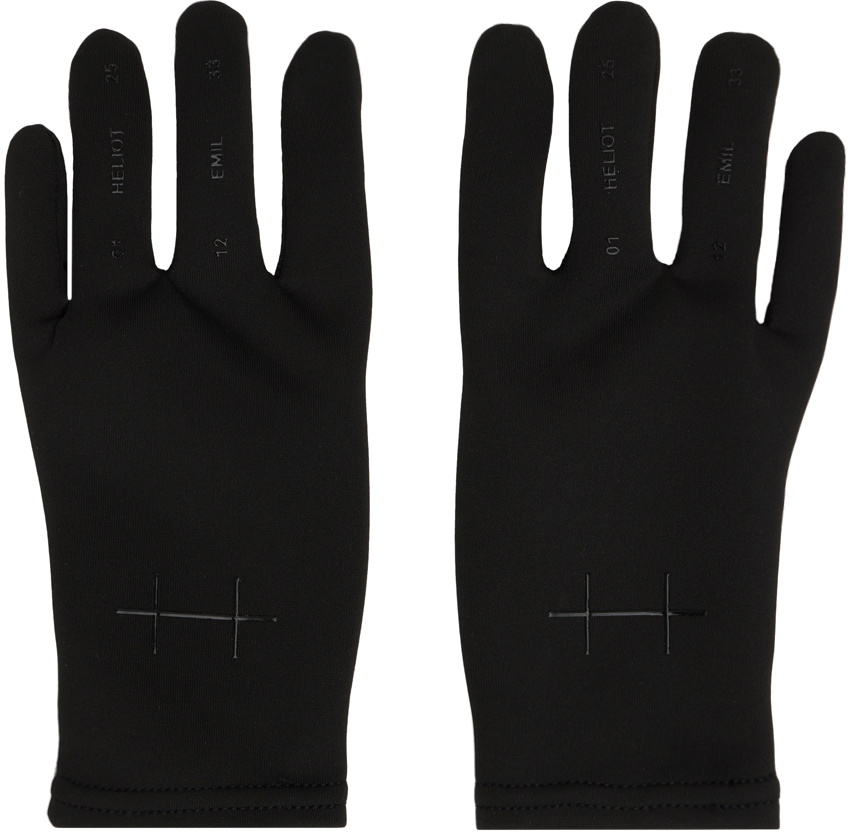 heliot emil Manicae グローブ HELIOT EMIL Black PUMA Edition Logo Gloves Heliot Emil