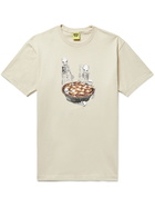 IGGY - Printed Cotton-Jersey T-Shirt - Neutrals