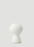 Marloe Marloe Set of Two Lava & Bone Candlestick Holders