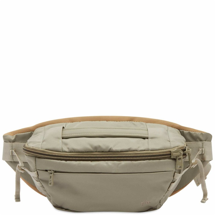 Photo: F/CE. Men's Recycled Twill Tactical Waist Bag in Sage Green 