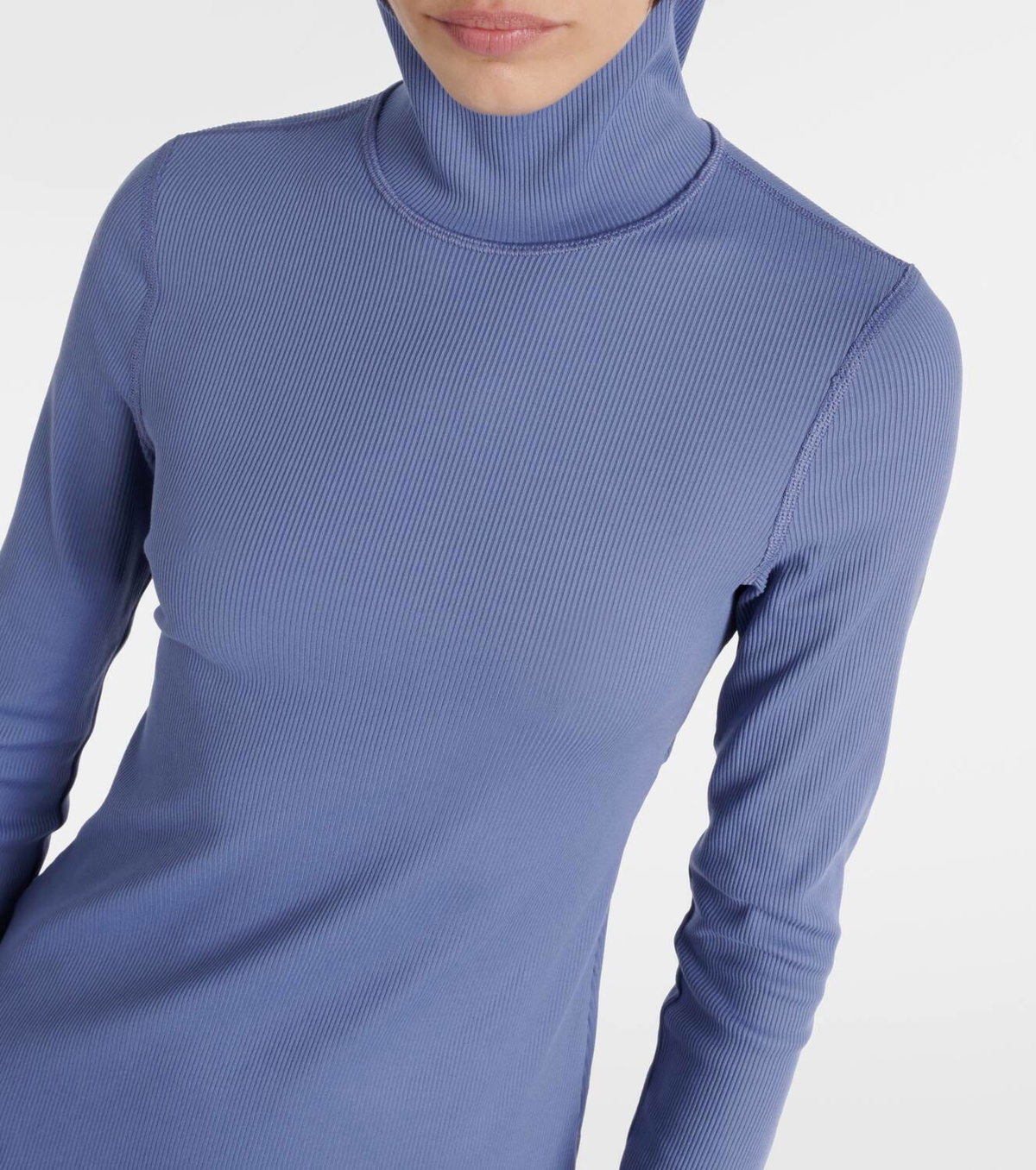 Alo Yoga Alosoft Frontrunner ribbed-knit top Alo Yoga