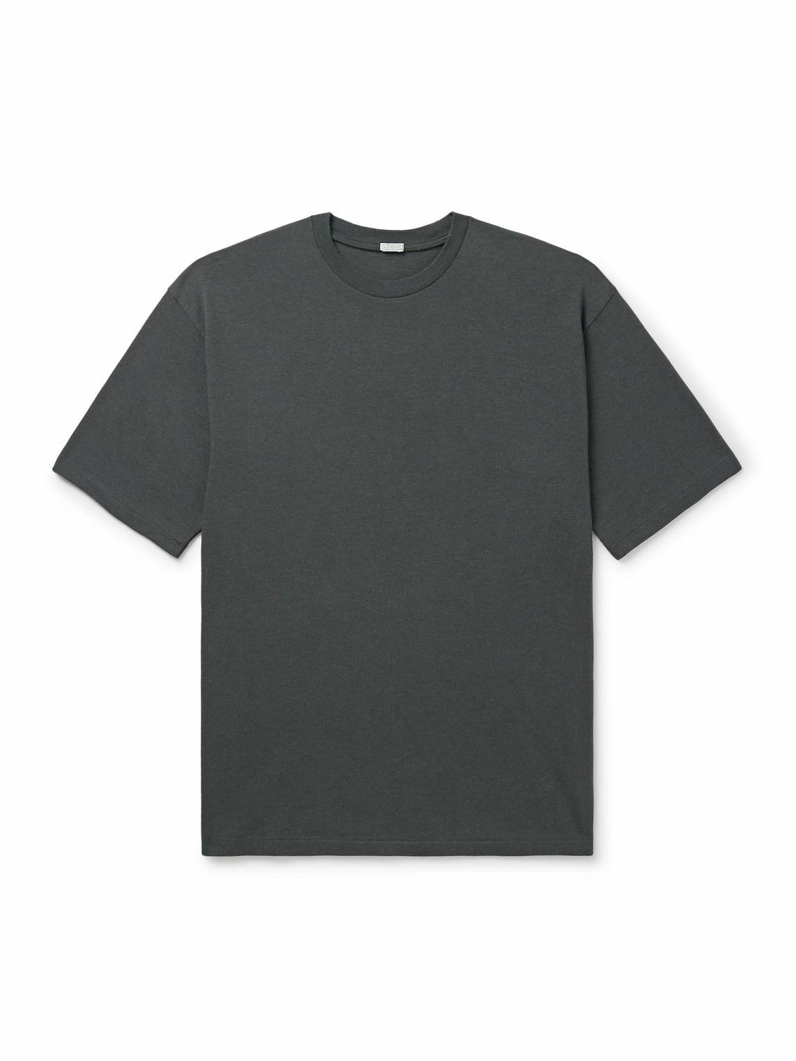 A.PRESSE - Cotton and Cashmere-Blend Jersey T-Shirt - Gray