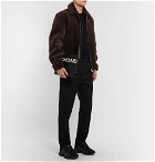 Givenchy - Logo-Print Shearling Jacket - Men - Brown