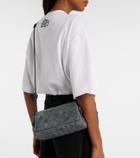 Bottega Veneta Notturno Intrecciato suede crossbody bag