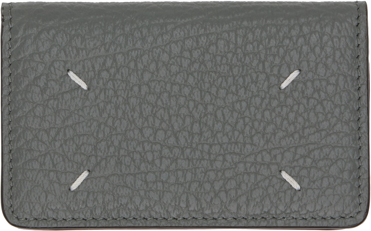 人気！MAISON MARGIELA グレー Four Stitches Pocket 財布 Maison Margiela Gray Four Stitches Wallet Maison Margiela