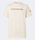 Moncler Logo embroidered cotton jersey T-shirt