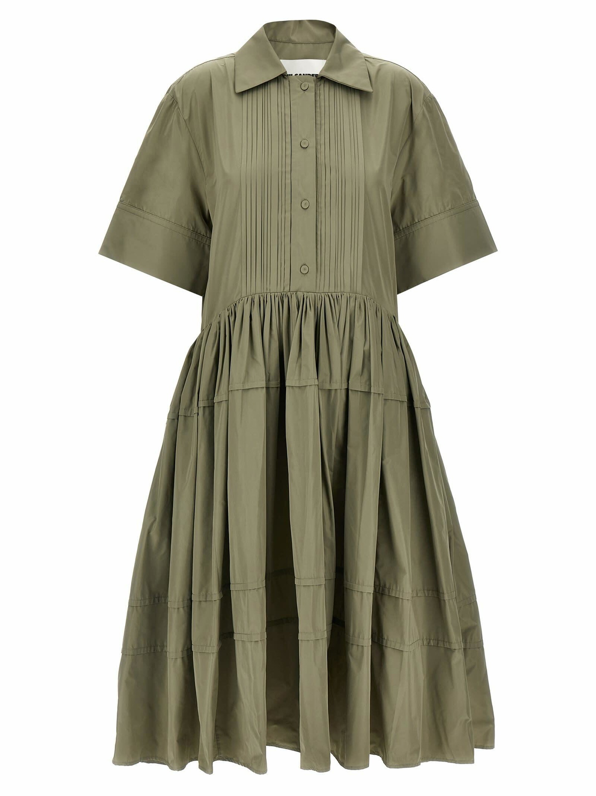 関税込 JIL SANDER Pleated midi dress 638025 関税込 JIL SANDER Pleated midi dress 638025