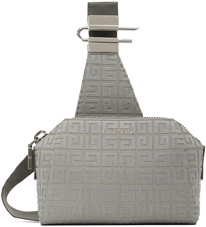 Photo: Givenchy Gray Small Antigona Crossbody Bag