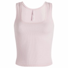 SKIMS Women's Cotton Rib Tank in Cherry Blossom