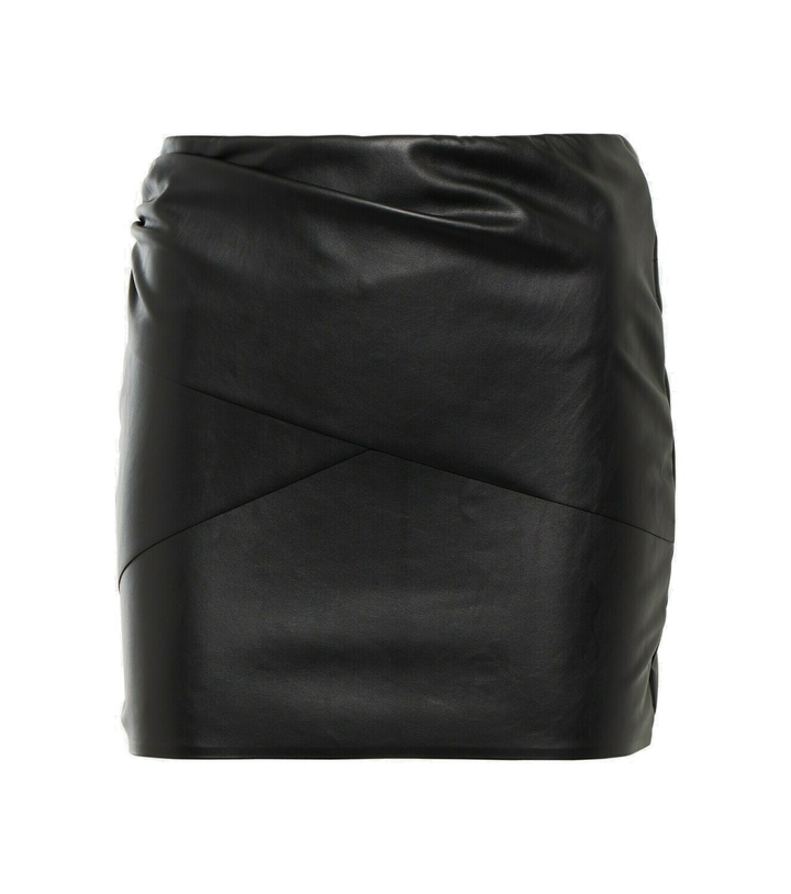 Photo: Wolford x N21 faux leather miniskirt