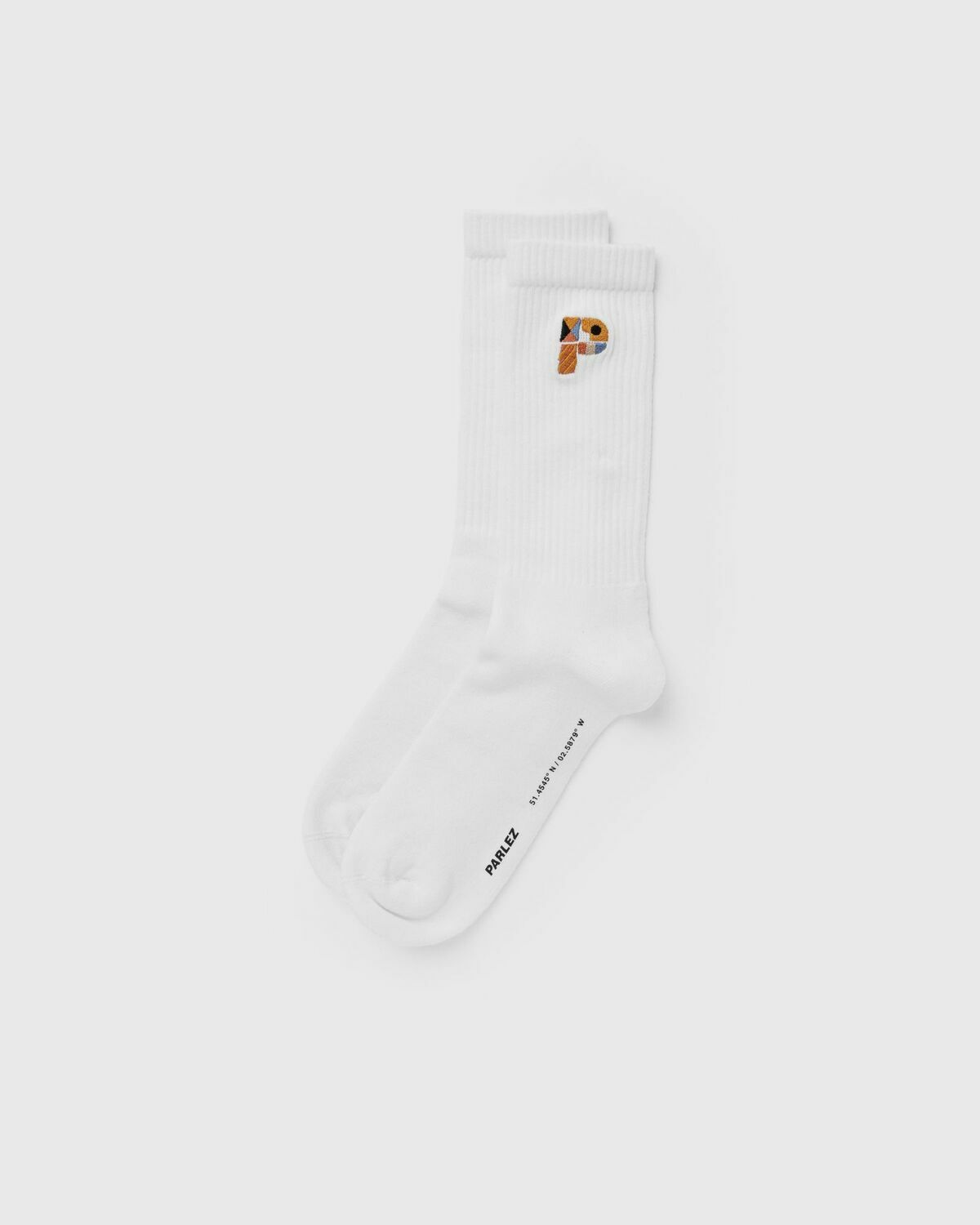 Parlez Dryden Sock White Men