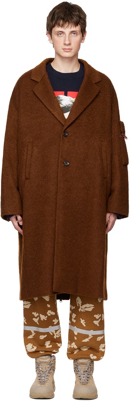 Photo: Undercover Brown Oversized Coat