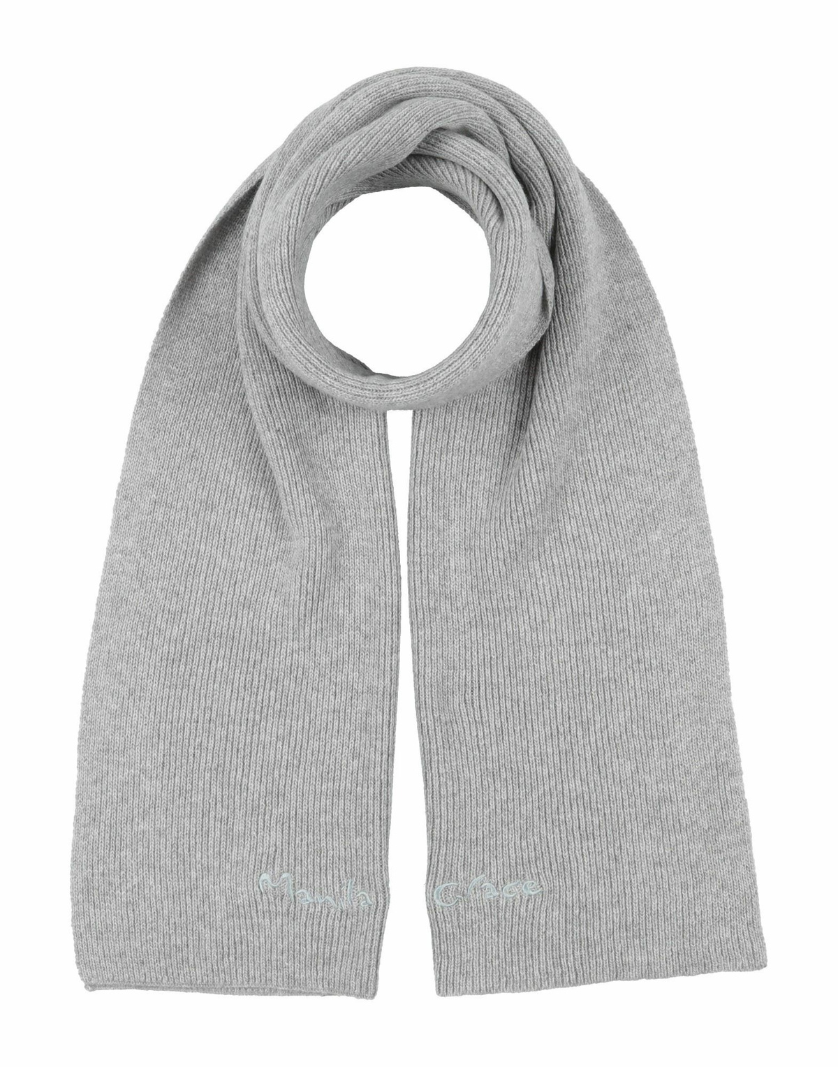 Manila Grace Womens Scarf in Light grey