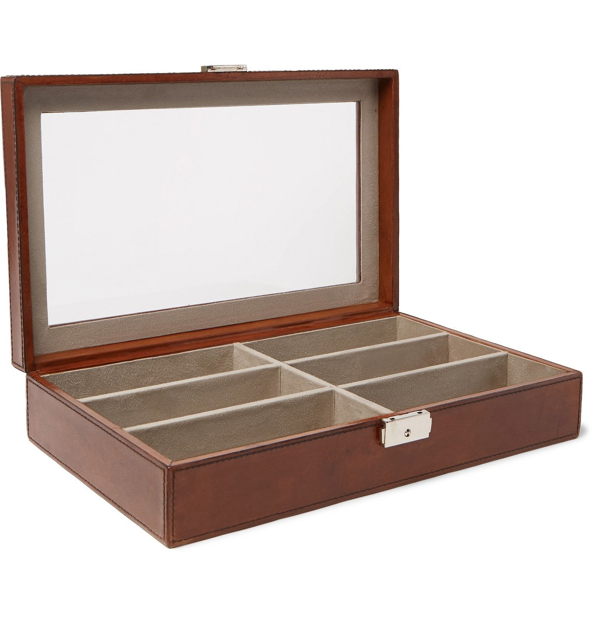 Ben Soleimani - Leather Sunglasses Case - Brown