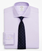 Brooks Brothers Men's Stretch Soho Extra-Slim-Fit Dress Shirt, Non-Iron Twill English Collar | Lavender