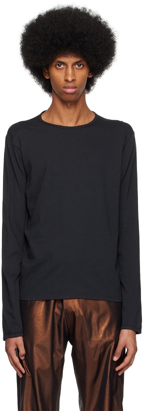 Photo: Gabriela Coll Garments Black No.87 Long Sleeve T-Shirt