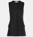 Faithfull Jane linen vest